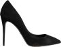 Dolce & Gabbana Zwarte Suède Hoge Hakken Pumps Black Dames - Thumbnail 1