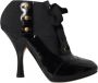 Dolce & Gabbana Zwarte Veterschoenen Black Dames - Thumbnail 1