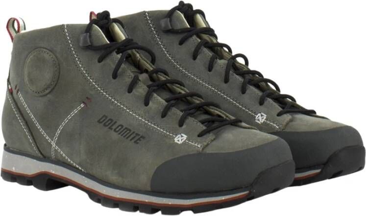 Dolomite Cinquantaquattro Mid Full Grain Leather Evo Sneakers grijs