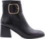 Donna Lei Elegante Enkellaars Bridgerton Stijl Black Dames - Thumbnail 1