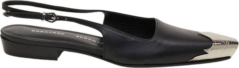 Dorothee schumacher Stijlvolle Western Coolness Ballerina Schoenen Black Dames