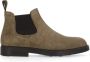 Doucal's Beige Suède Chelsea Boots voor Mannen Beige Heren - Thumbnail 1