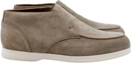 Doucal's Beige suède desert boots blake constructie Gray Heren