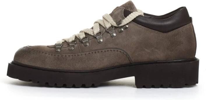 Doucal's Beige Suede Trekking Schoenen Beige Heren