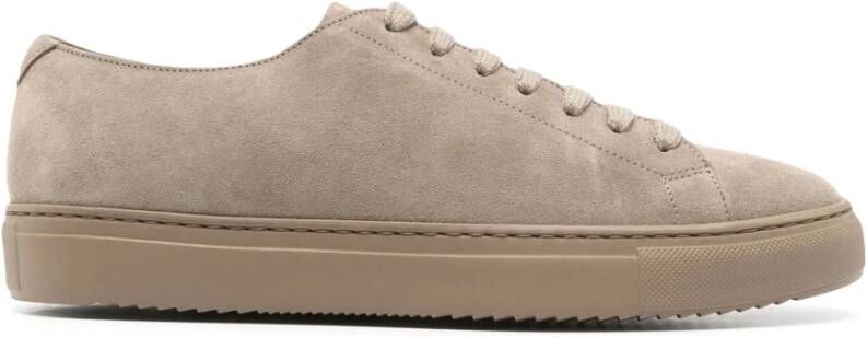 Doucal's Beige Suède Veterschoenen Beige Heren