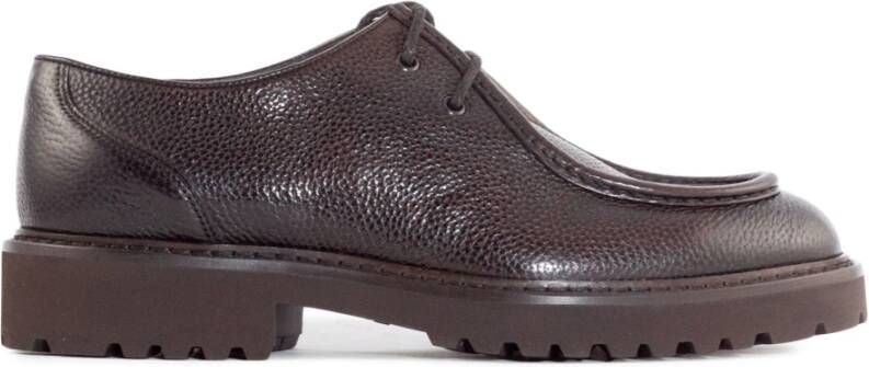 Doucal's Bruine Derby Platte Schoenen Brown Heren