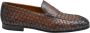 Doucal's Bruine Penny Loafer Leren Instapper Brown Heren - Thumbnail 1