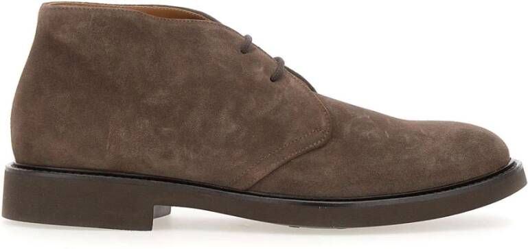 Doucal's Bruine Platte Schoenen Brown Heren