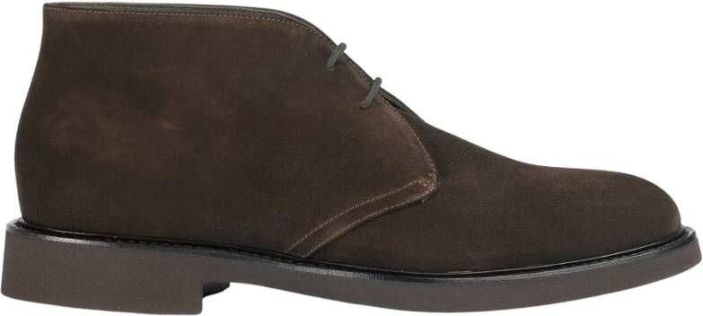 Doucal's Bruine Platte Schoenen Brown Heren