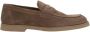 Doucal's Bruine Suède Penny Loafer Schoenen Brown Heren - Thumbnail 1