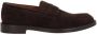 Doucal's Bruine Suède Penny Loafers Brown Heren - Thumbnail 1