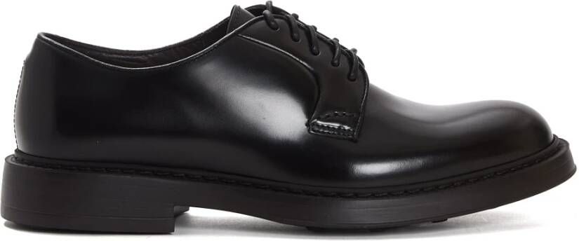 Doucal's Bruine Veterschoenen Derby Black Heren