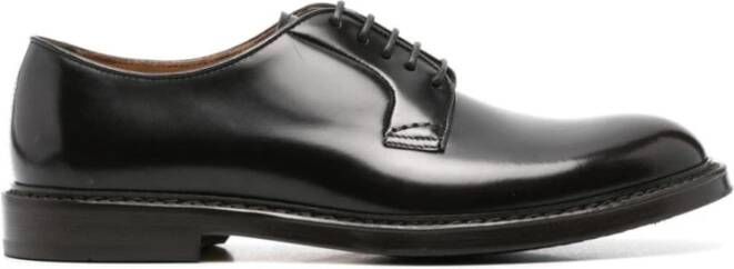 Doucal's Ebony Brown Derby Veterschoenen Brown Heren