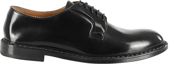 Doucal's Elegante Derby Horse Schoenen Black Heren