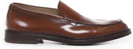 Doucal's Elegante Platte Schoenen Brown Heren