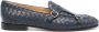 Doucal's Gevlochten Leren Loafers Blue Dames - Thumbnail 1