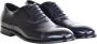 Doucal's Gladleren oxford schoen Blue Heren - Thumbnail 1