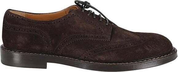 Doucal's Half Wing Visone Derby Schoen Brown Heren