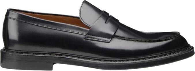 Doucal's Heren leren loafers | zwart Black Heren