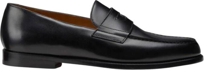 Doucal's Heren leren loafers | zwart Black Heren