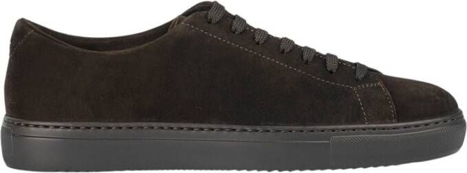 Doucal's Heren suède sneaker | bruin Brown Heren