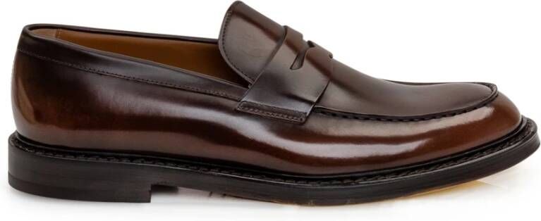 Doucal's Klassieke Bruine Loafers Brown Heren