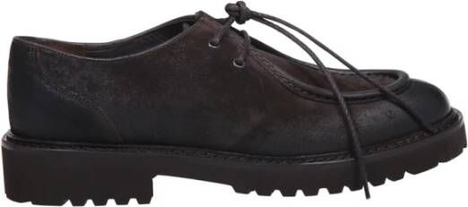 Doucal's Klassieke Derby Schoenen in Aardetinten Brown Heren