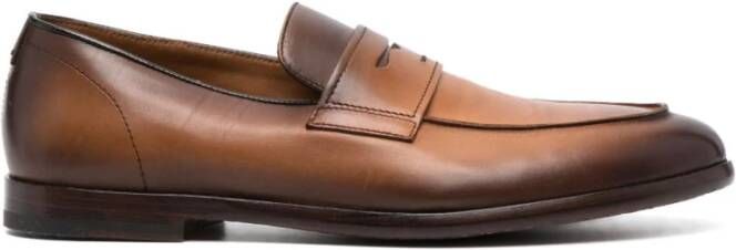 Doucal's Klassieke Loafers met Mc23 Detailing Brown Heren