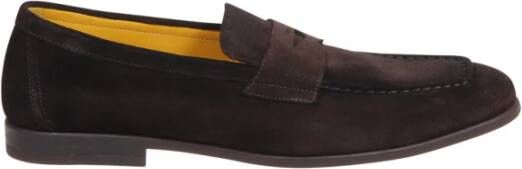 Doucal's Klassieke Penny Loafer Schoenen Brown Heren