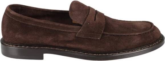 Doucal's Klassieke Penny Loafers Brown Heren