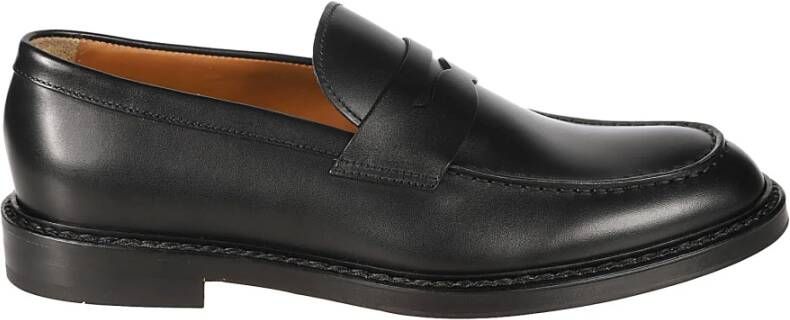 Doucal's Klassieke Penny Loafers voor Heren Black Heren