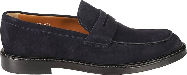 Doucal's Klassieke Penny Loafers voor Heren Blue Heren