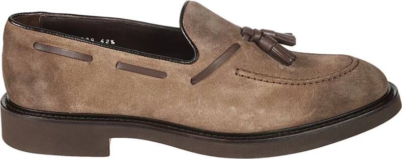 Doucal's Klassieke Tassel Loafers voor Heren Brown Heren