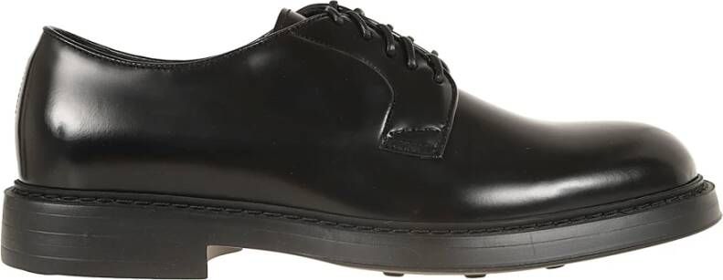 Doucal's Klassieke Zwarte Derby Schoenen Black Heren