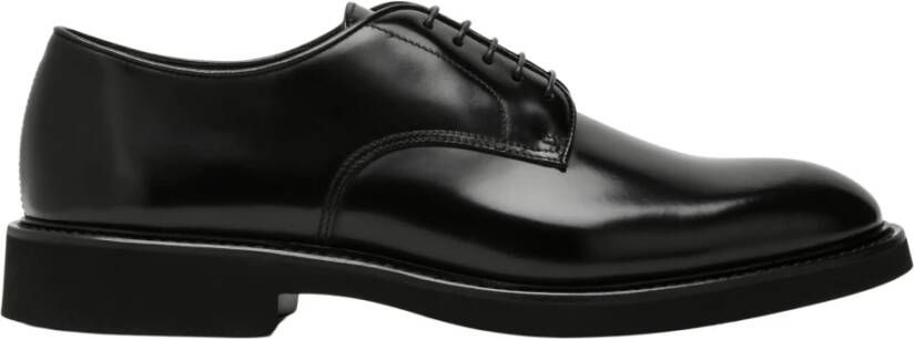 Doucal's Lage Veterschoenen Black Heren