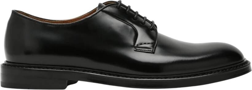 Doucal's Lage Veterschoenen Black Heren