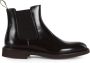 Doucal's Leren Chelsea Boot Elastische Stofinzet Brown Heren - Thumbnail 1