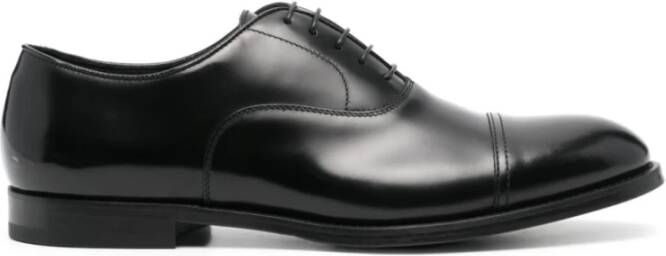 Doucal's Leren Derby Schoenen Black Heren