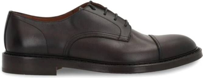 Doucal's Leren Derby Schoenen Brown Heren