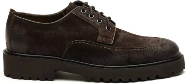 Doucal's Leren Loafer Schoenen Aardetint Brown Heren