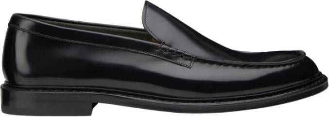 Doucal's Leren penny loafers | zwart Black Heren