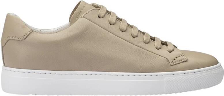 Doucal's Leren sneaker voor heren | beige Heren