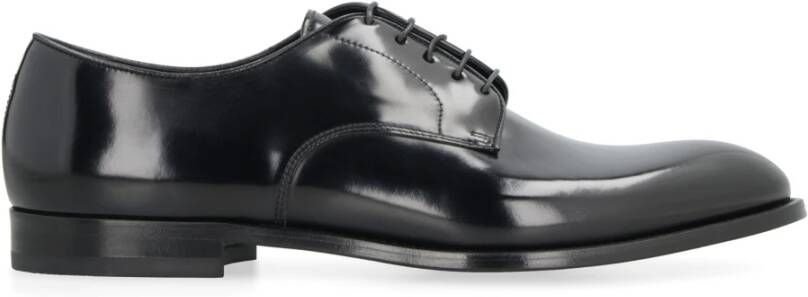 Doucal's Leren veterschoenen Black Heren