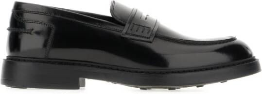 Doucal's Leren Veterschoenen Black Heren