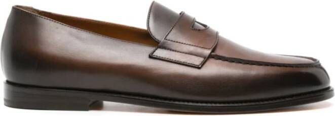 Doucal's Penny Deco Loafers Brown Heren