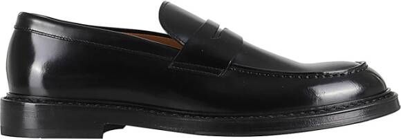 Doucal's Penny Horse Loafer Black Heren