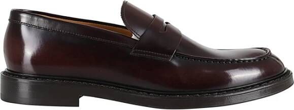 Doucal's Penny Horse Loafer Red Heren