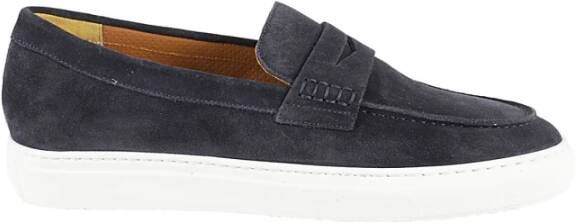 Doucal's Penny Loafer Schoenen Blue Heren