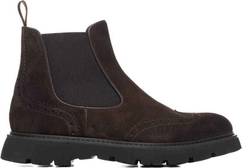 Doucal's Platte schoenen voor mannen Brown Heren