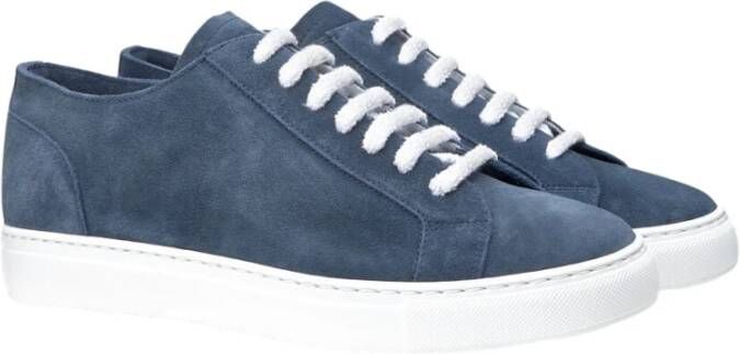 Doucal's Sneakers van hoogwaardige stof voor heren Blauw Heren